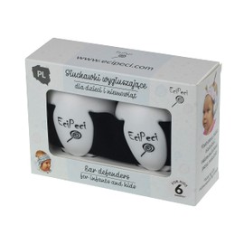 EciPeci Ear Defenders for Children, Effortless Comfort, Capsule Ear Protectors for Toddlers with Particularly Soft and Lightweight Design, Ideal for Sensitive Baby Head, black