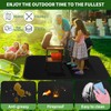 XOHUYD Large 90 x 48inches Under Grill Mats for Outdoor,