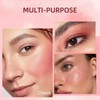 Butter Powder Blush,Blushers for Cheeks Make Up,Blusher for Mature Skin,Blush