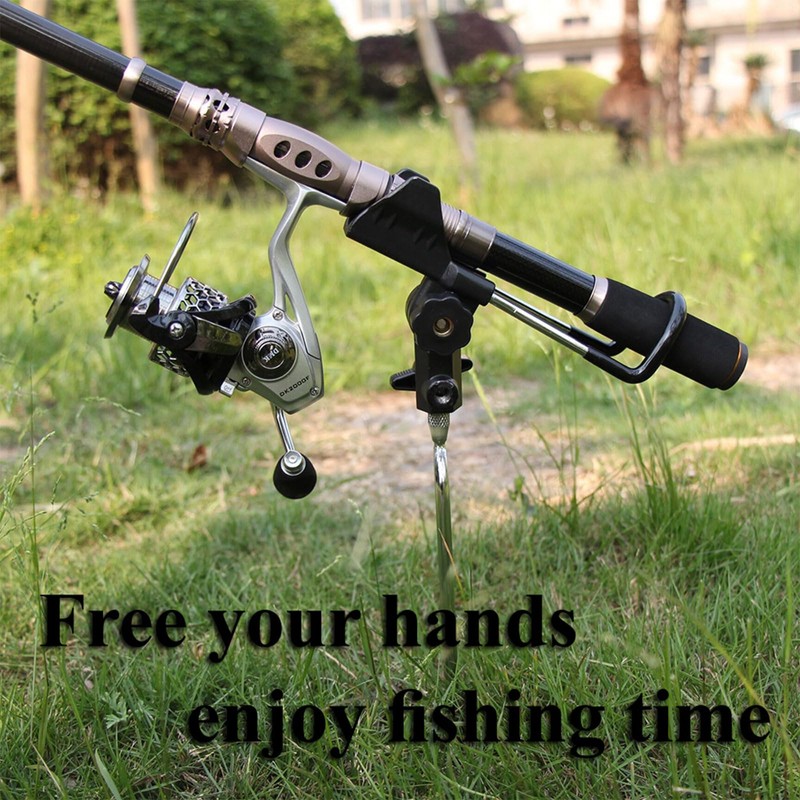 Croch Fishing Rod Holder - 360° Adjustable Stainless Steel Stand