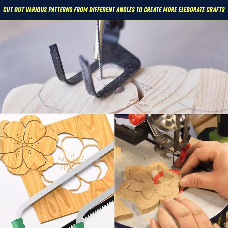 Dapetz® Pack of 10 Scroll Saw Blades 14 TPI 130mm