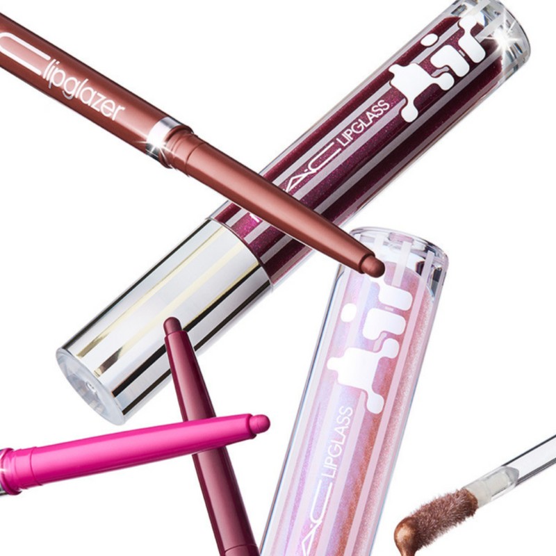 MAC Lip Pencil Velvet Teddy Lip Liner Glazer Glossy Liner