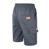 Mens Casual Twill Cargo Shorts Cotton Drawstring Classic Cargo Stretch