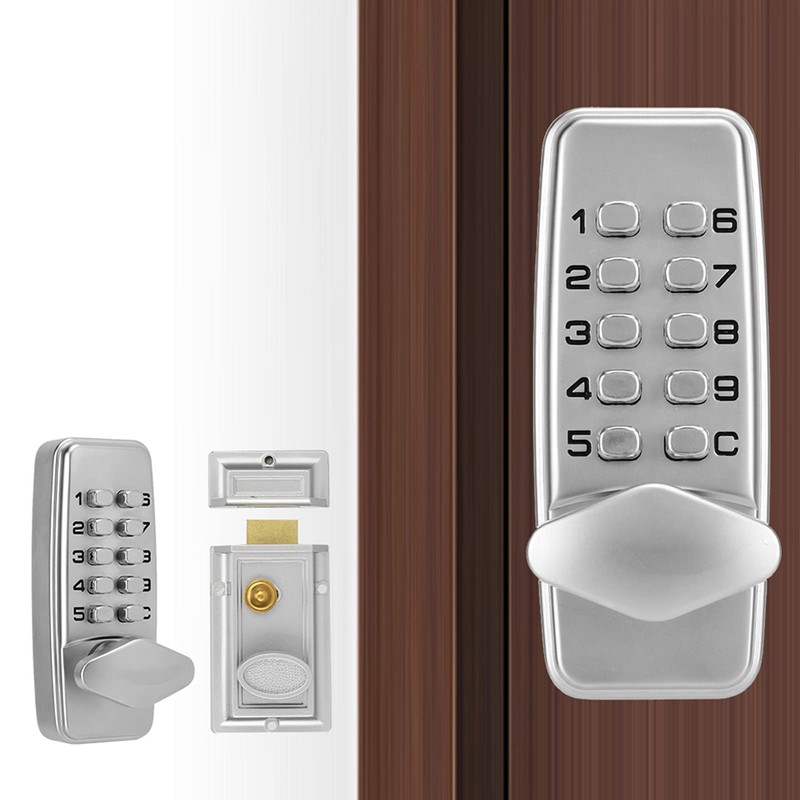 Tbest Combination Lock, Digital Code Key Push Button Pad Oude