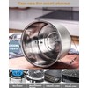 1000ML Double Boiler Pot with 2200ML Stainless Steel Pot and