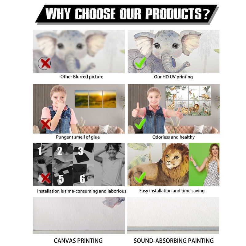 HLJ ART Art Acoustic Panels: Soundproof Padding Decorative Noise Absorbing