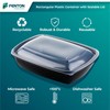 Fenton Packaging 15 X Microwavable Meal Prep Food Storage Containers