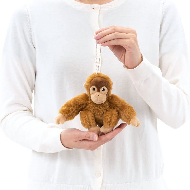 [COLORATA] Carolata Orangutan Plush Mascot (Realistic Wildlife / Chain Included)