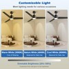 52 inch Ceiling Fans with Lights and Remote, Dimmable 3