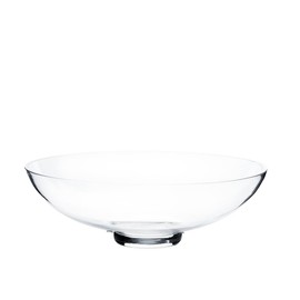 CYS EXCEL Glass Small Decorative Footed Bowl (H:3" D:8") Fruit Display Terrarium Compote Pedestal Vase Kitchen Table Centerpiece