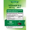 Nature's Truth Vitamin K2 MK-7 | 100 mcg | 180