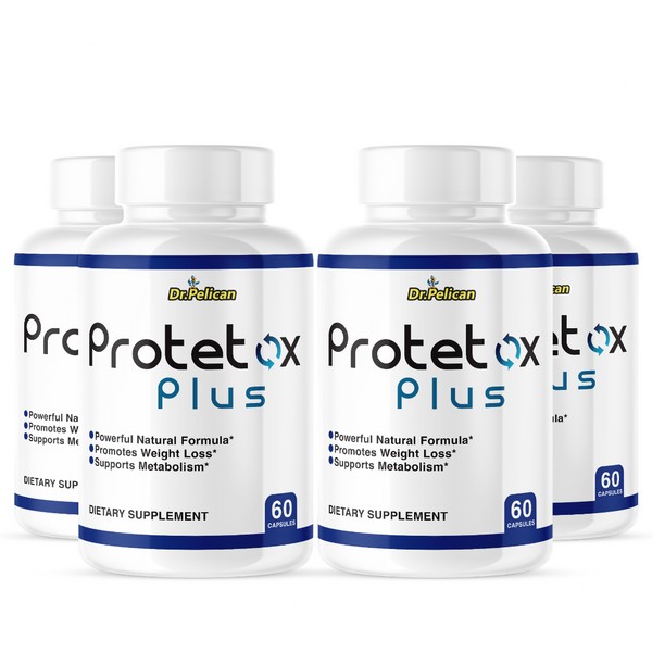 Pelican Vitamins Protetox Plus- Keto & Weight Support-4 Bottles- 240
