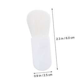 Baluue 3pcs Mini Blush Brush Soft Bristles for Blending and Buffing Portable Makeup Tool for Women for Travel and Daily Use Box