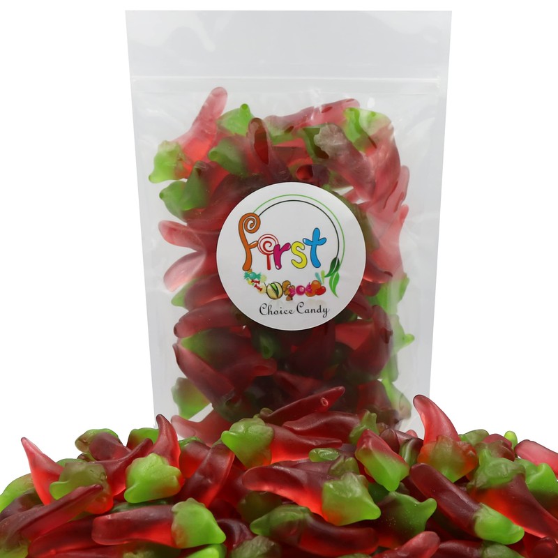 FirstChoiceCandy Red Hot Chili Peppers Spicy Gummy (2.2 Pound)
