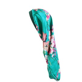 Sleep Cap Satin Silk Bonnet Wrap Hat for Long Hair, Headwear Hair Sock Long Head Cover Turban - Premium Soft, Breathable Bonnet Wrap Hat with 63cm Diameter - Ideal for Hair Protection, Beauty Routine