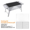 FIRINER Foldable Portable Charcoal Grill, Small Compact Outdoor BBQ Grill