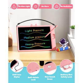 KOKODI LCD Writing Tablet, 16 Inch Colorful Toddler Doodle Board Drawing Tablet, Erasable Reusable Electronic Drawing Pads, Educational and Learning Toy for 3-6 Years Old Boy and Girls