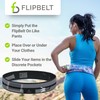 FlipBelt Reflective Running Belt Reflective Black, Extra Large