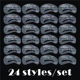 갓샵연예인 눈썹 모양 그리기 가이드 24종 Godshop Celebrity Eyebrow Shaping Guide 24 Types