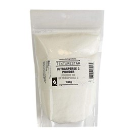 TextureStar Ultra Sperse 3 Powder - 145g (5.1oz) | Starch Derived from Tapioca, Fine White Powder, Thickening Agent, Add to Soups, Sauces, Gravies
