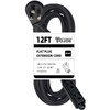 YOJOE - Cable de extensión de enchufe plano de 12