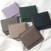 HAKATA NO MORI LEATHER Slim Wallet, Women's, Men's, Bi-Fold, Thin,
