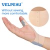 VELPEAU Elastic Thumb Wrist Support Brace (Pack of 2), Splashproof