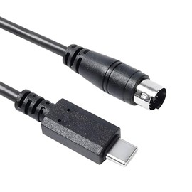 Cable macho USB-C a Mini-Din de 7 pines para IK Multimedia iRig Series, compatible con HD, HD-A, Keys I/O 25, I/O49, MIDI 2, Pro, Pro Duo, Pro Duo I/O