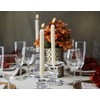 BOLSIUS Ivory Candlesticks Bulk Pack 50 Count - Unscented Dripless