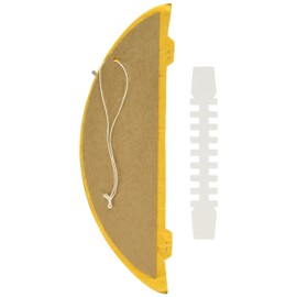 Pkgd Tissue Football w/Laces (black & golden-yellow) Party Accessory  (1 count) (1/Pkg)