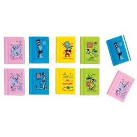 GEDDES Raymond Geddes Dr. Seuss - Borrador de libros (48 unidades) Multicolor Rectangular Caucho