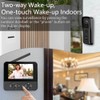 TKMARS Wireless Doorbell Camera with 1080P Screen, Two-Way Video Intercom,