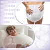 Weewooday 10 Pcs Adult Plastic Pants, X-Large, White, Waterproof Incontinence