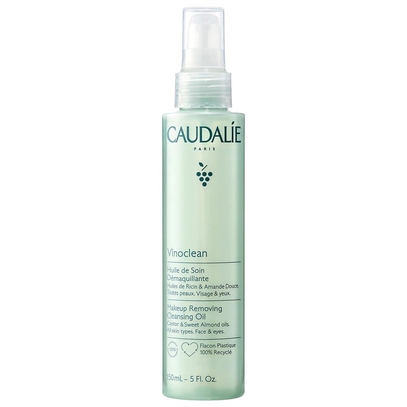 Caudalie Vinoclean Makeup Removing Cleansing Oil, Waterproof Makeup Remover -