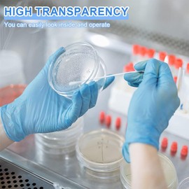 KSJEHW Pack of 6 Plastic Petri Dishes with Lid, Sterile Plastic Petri Dishes, Bacterial Culture Bowl, for Cultivation and Observation of Microbes in Schools and Laboratories (70 mm)