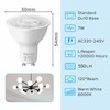 Yexati Yexati GU10 LED Bulbs,550 lumens,7w(Equivalent to 50w Halogen LED),Cool