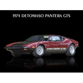 1974 DeTomaso Pantera GTS NEW METAL SIGN: 9x12" & Free Shipping