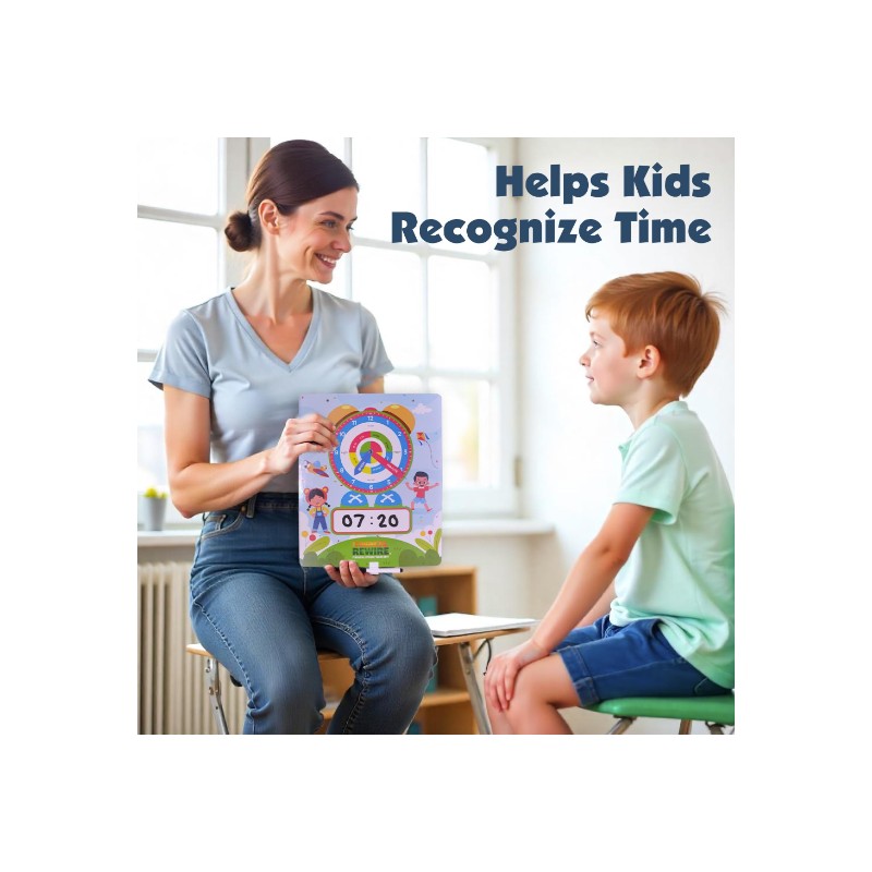 Clock Buddy – Interactive Kids Clock for Learning to Tell