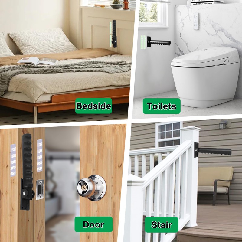 Safety Extended Doorway Flip Assist Handle Grip for Elderly with