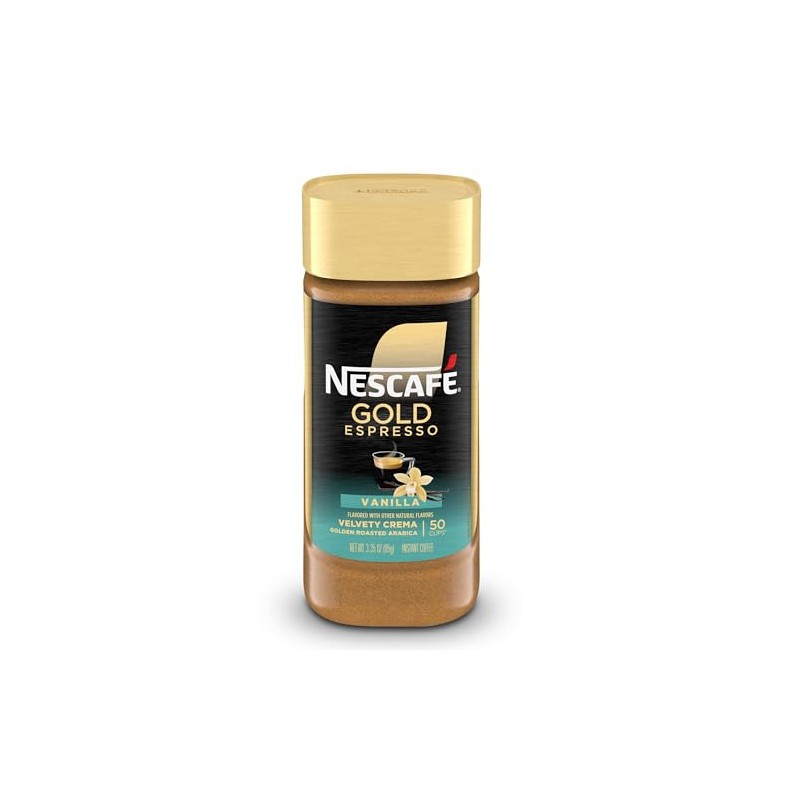Nescafe Gold Espresso Vanilla Flavored Instant Coffee, 3.5 Oz 3.35