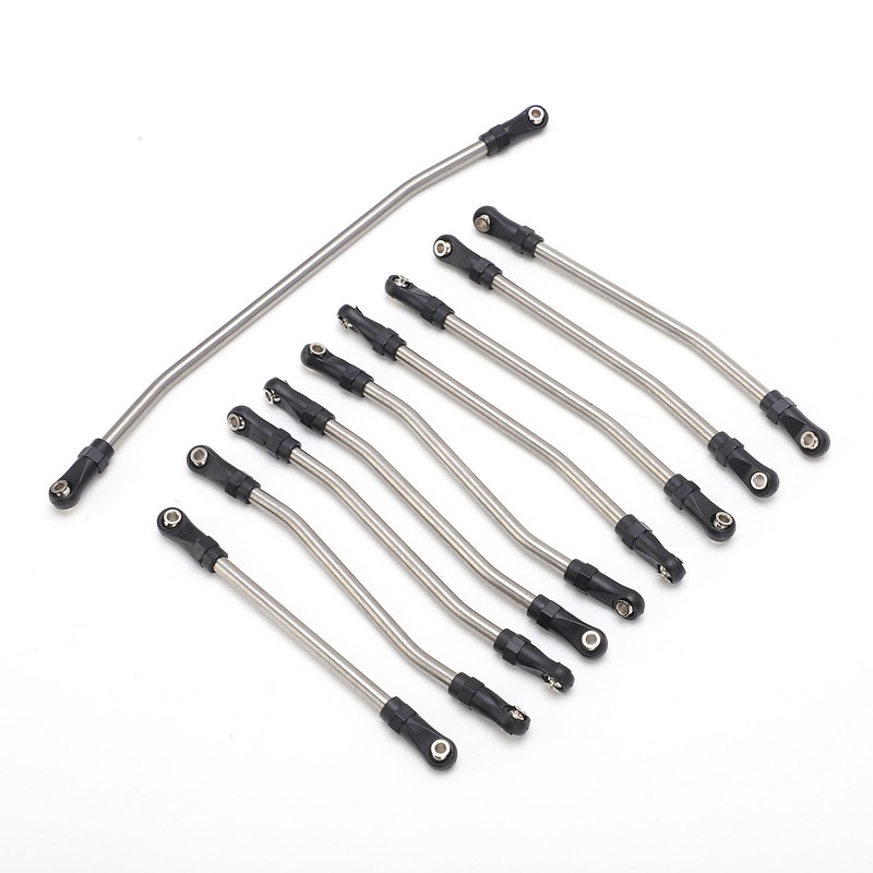 10pcs Stainless Steel Link Rod Fit for Axial Wraith 90018