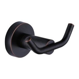 Oil Rubbed Bronze Towel Hooks, SUS 304 Stainless Steel Wall Hooks, Heavy Duty Robe Hooks 1 Pack, Bathroom Towel HooksColor: Oil Rubbed Bronze*2, Material: Stainless Steel