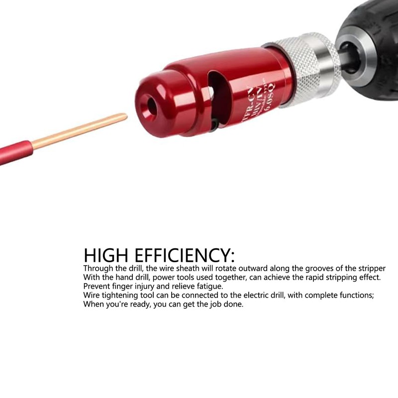 Cable Twisting Stripping Tool High Efficiency 10 to 33mm Length