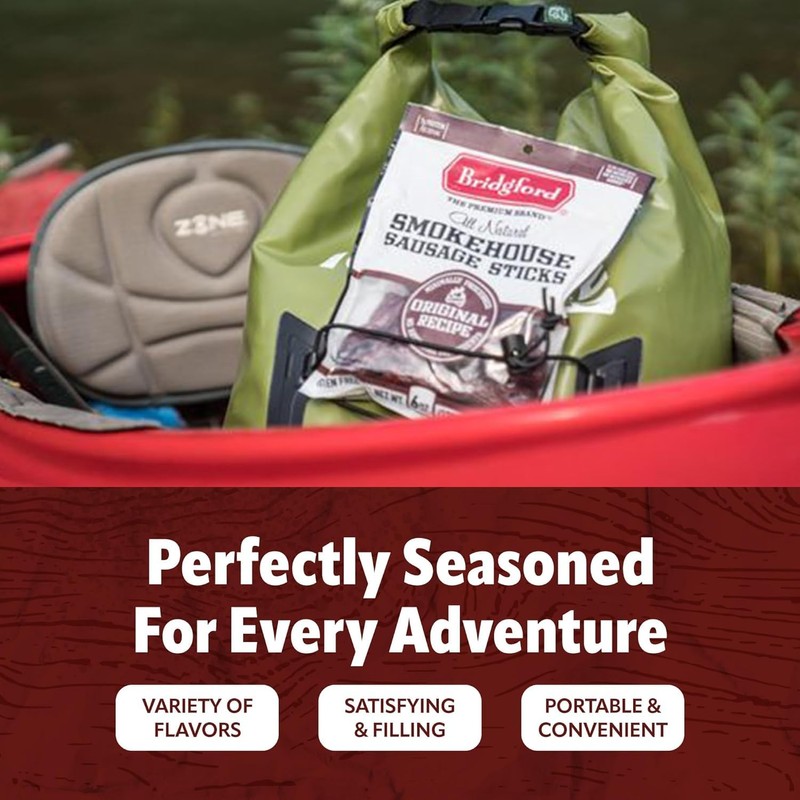 Bridgford Smokehouse Sausage Sticks Original 5 oz Pack of 2