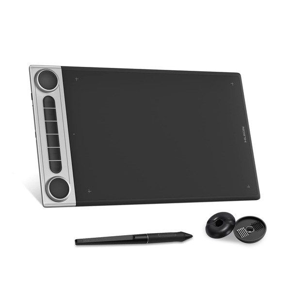 HUION Inspiroy Dial 2 Bluetooth Wireless Graphics Drawing Tablet with