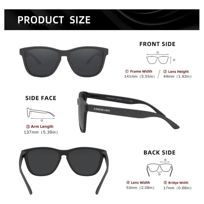 Gafas De Sol Polarizadas Uv400 De Kingseven 2024, Nueva Moda