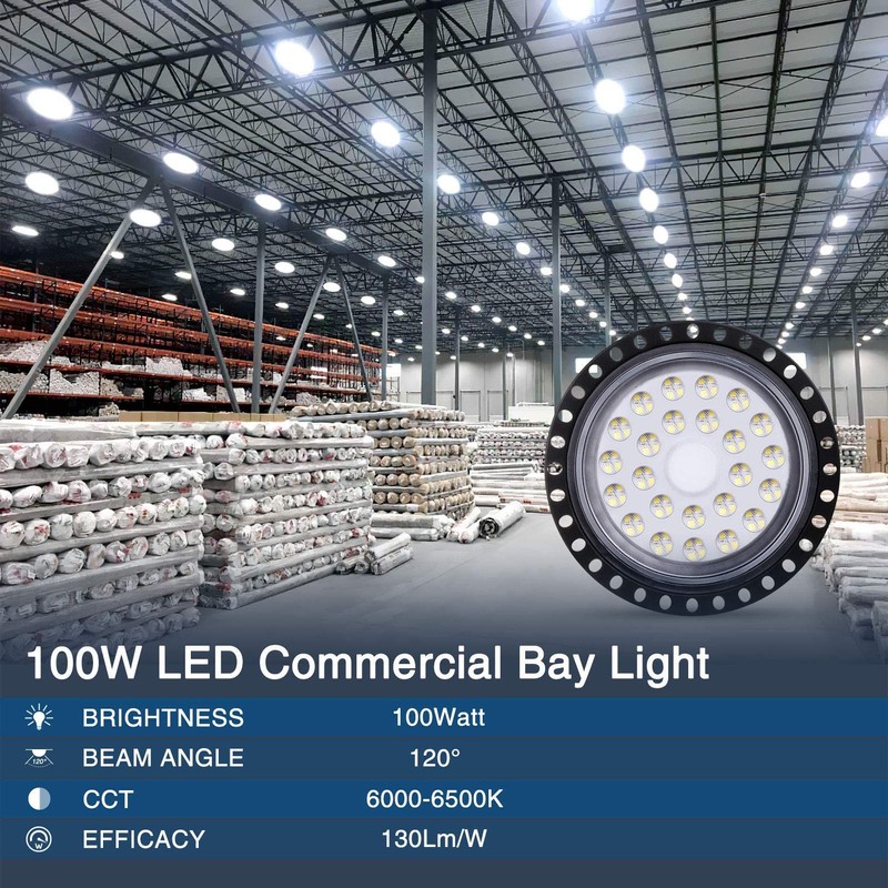 Fairyland LED UFO Industrial Lamp Indoor Spotlight 50W 100W 200W