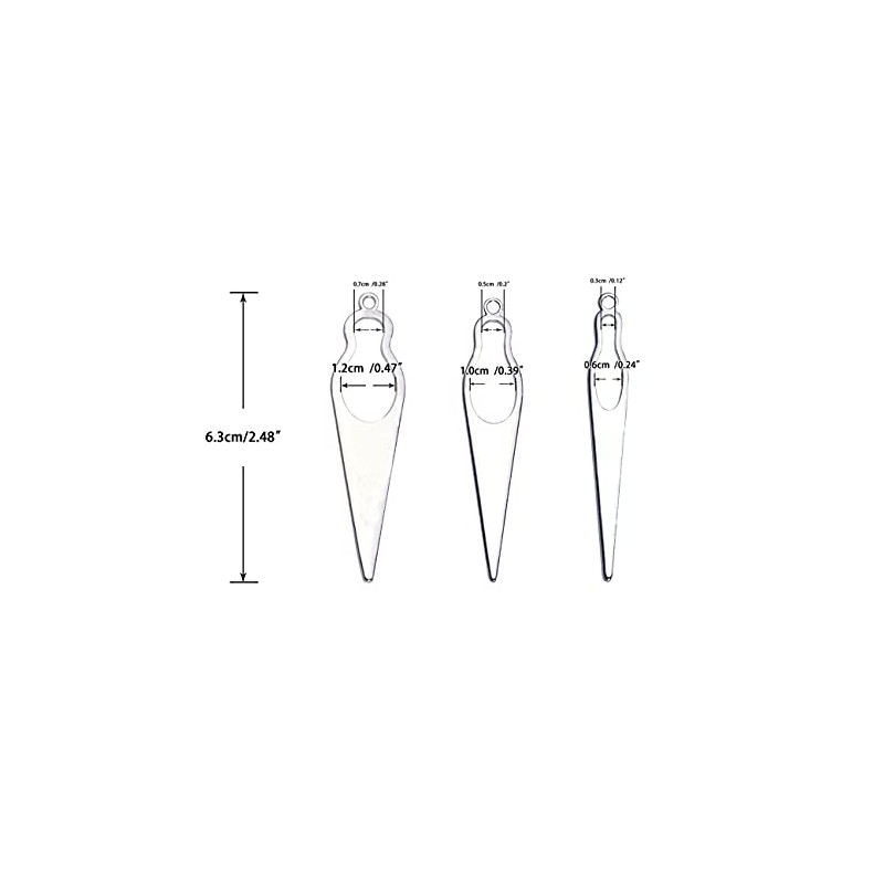 5 Pieces Dreadlocks Tools Hair Interlocking Tool Crochet Needle Sisterlocks