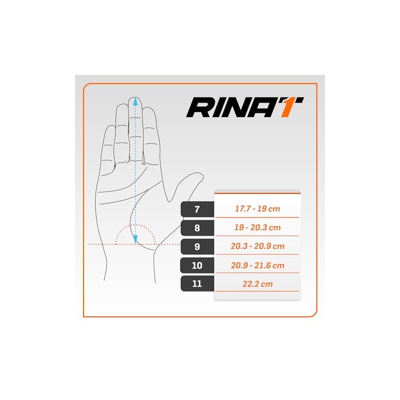 Rinat NKAM Football Goalkeeper Gloves Training Adult Blue Unisex Size