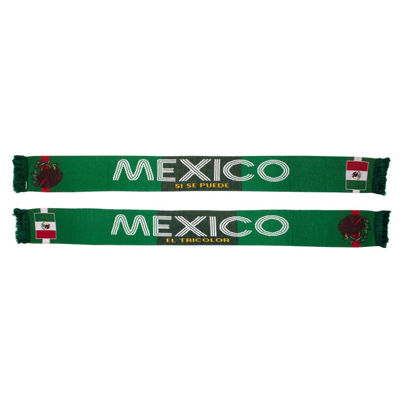 Mexico Soccer Knit Scarf
